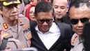 Hasto Kristiyanto yang juga Sekretaris Jenderal (Sekjen) Dewan Pimpinan Pusat (DPP) Partai Demokrasi Indonesia Perjuangan (PDIP) diperiksa penyidik KPK terkait kasus suap dan obstruction of justice atau menghalangi penyidikan buronan Harun Masiku. (Magang/Liputan6.com/Muhammad Rizal)