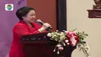 Ketua Umum DPP Partai Demokrasi Perjuangan, Megawati Soekarno Putri, mendatangi haul ke-47 presiden pertama Indonesia, Soekarno.