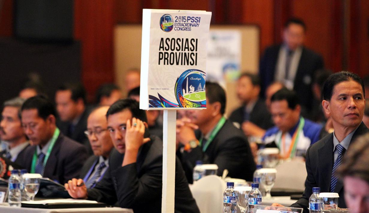 Perwakilan Asosiasi Provinsi pun juga turut datang dalam kongres empat tahunan ini  (PSSI.org)
