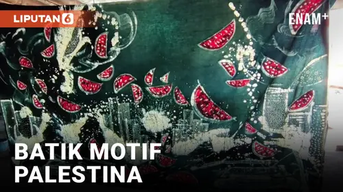 VIDEO: Pengrajin Batik Kulon Progo Buat Motif Khas Palestina