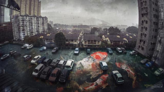 Seniman Ini Edit Foto Pemukiman Jadi Ala Wonderland, 6 Hasilnya Bikin Takjub