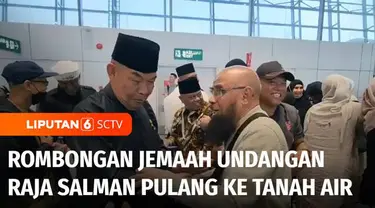Rombongan jemaah haji Indonesia yang diundang secara khusus oleh Raja Arab Saudi tiba di Tanah Air. Kuota untuk Indonesia diharapkan bisa bertambah di masa mendatang.