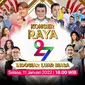 Konser Raya 27 Tahun Indosiar Luar Biasa dapat diskasikan spesial tanpa jeda iklan di Vidio. (Dok. Vidio)