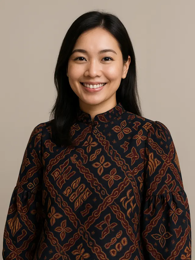 Model Blouse Batik Lengan Bishop yang Lagi Tren/Ilustrasi AI