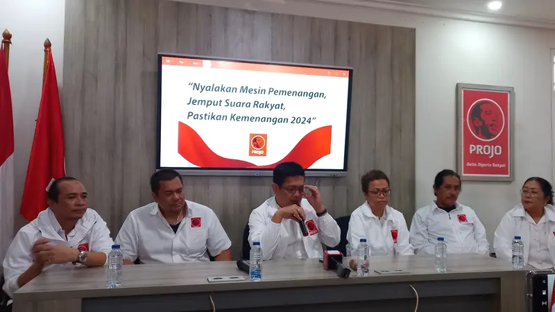 Relawan Pro Jokowi (Projo) akan menggelar Rakernas IV Jakarta untuk mengambil keputusan final terkait dukungannya ke salah satu bakal calon presiden pada Pemilu 2024