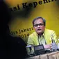 Politisi Partai Golkar Hajriyanto Y Thohari saat acara silaturahmi 50 tahun Partai Golkar dan menyongsong Munas IX di Jakarta, Kamis (30/10/2014). (Liputan6.com/Johan Tallo)