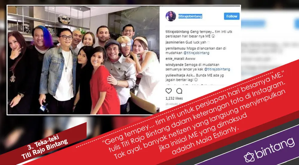 Maia Estianty, Kabar Pernikahan dan Asmara yang Tersembunyi. (Foto: Instagram/titirajobintang, Desain: Nurman Abdul Hakim/Bintang.com)