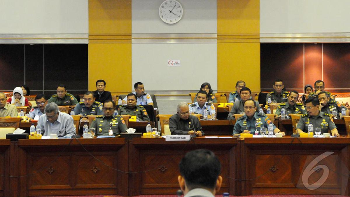 Komisi I DPR Rapat Tertutup dengan Menhan dan Panglima TNI