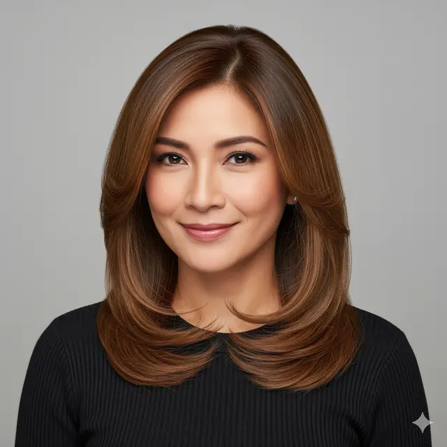Model Rambut Panjang Ibu-Ibu yang Mudah Ditata. Gemini