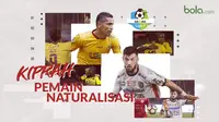 Trivia kiprah pemain naturalisasi di Liga 1 2018. (Bola.com/Dody Iryawan)