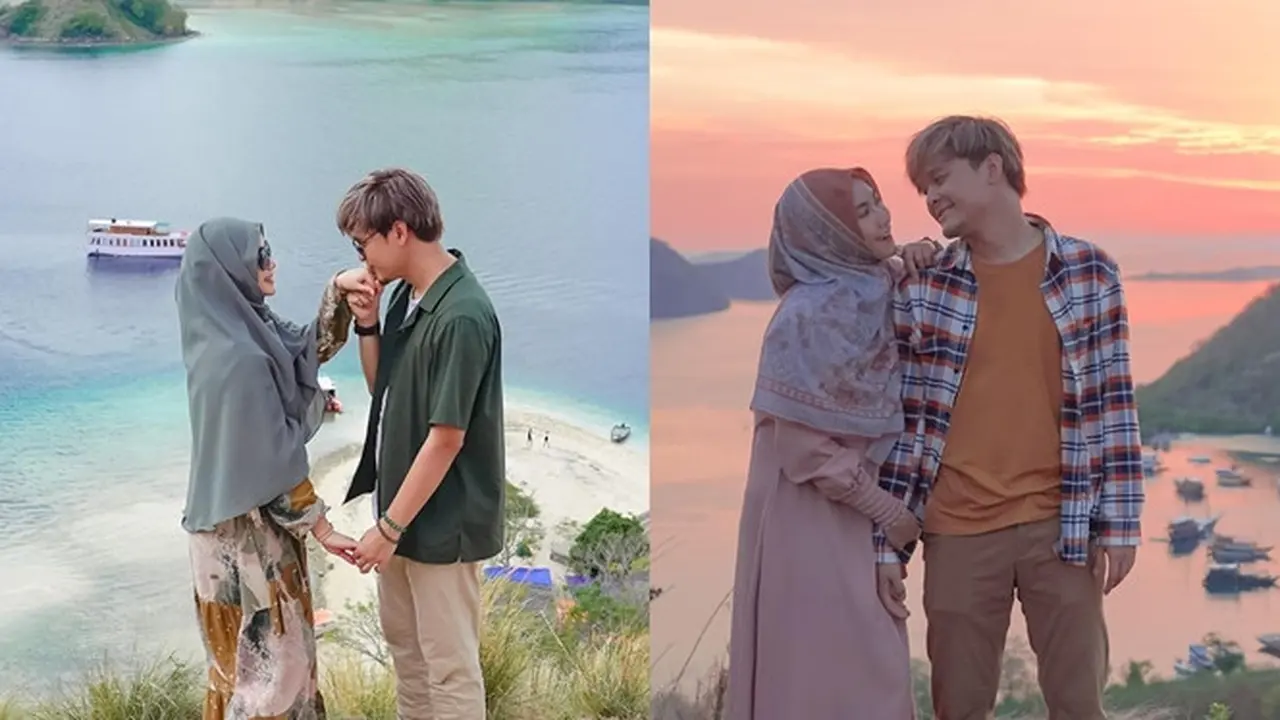 6 Potret Liburan Anisa Rahma dan Anandito Dwis di Labuan Bajo, Romantis