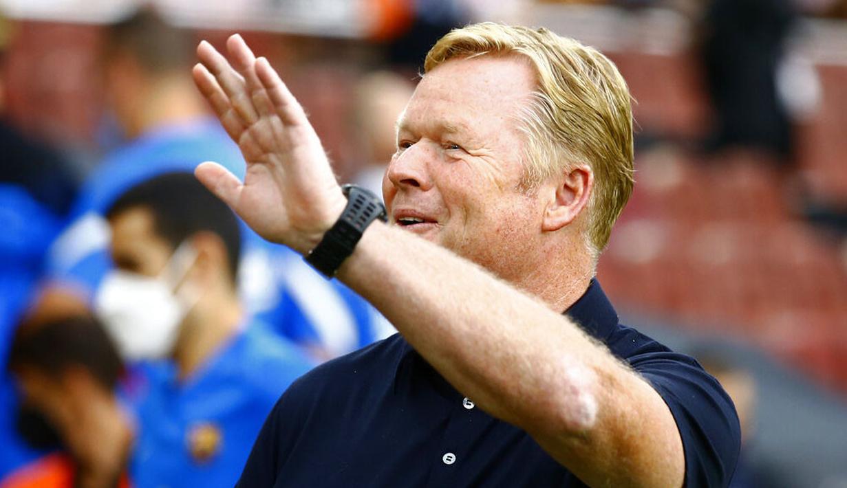 Kemenangan ini membuat skuat Ronald Koeman semakin percaya diri untuk mengarungi Liga Spanyol 2021/2022 tanpa Lionel Messi. (Foto: AP/Joan Monfort)