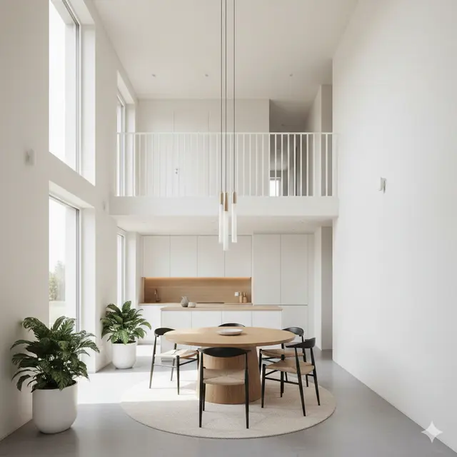 Model Rumah Mungil dengan Void Vertikal