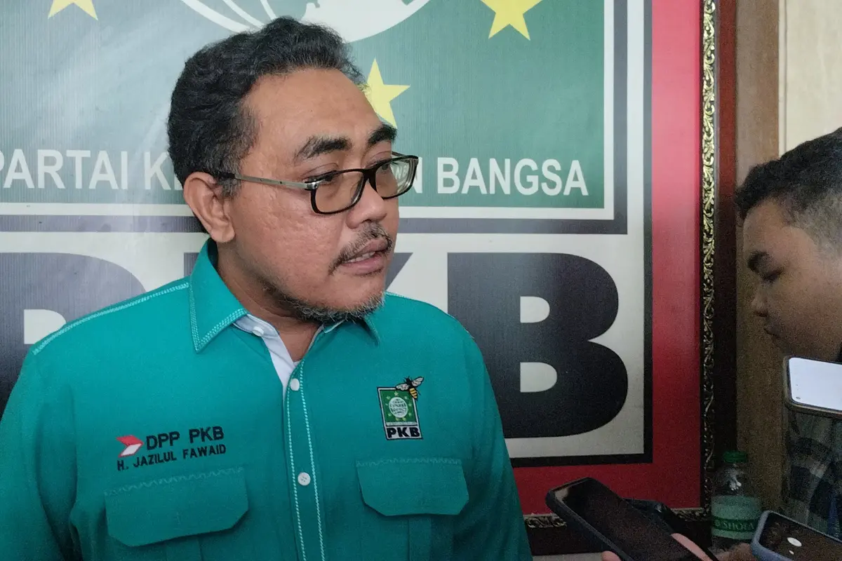 Wakil Ketua Umum (Waketum) Partai Kebangkitan Bangsa (PKB) Jazilul Fawaid berbicara soal Muhaimin Iskandar (Cak Imin) dipingit