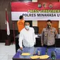 Polres Minahasa Utara berhasil mengungkap 4 kasus kriminal, salah satunya adalah cabil terhadap 2 siswi Sekolah Dasar.