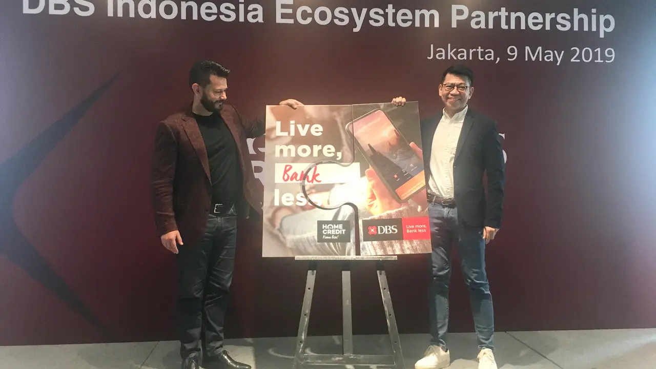 Bank DBS Indonesia bersama Home Credit yang menawarkan layanan joint financing. Liputan6.com/Ayu Lestari