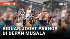 Waduh, Tiga Wanita Joget Pargoy di Depan Masjid di Lumajang