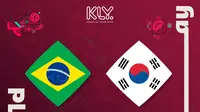 Piala Dunia 2022 - Brasil Vs Korea Selatan (Bola.com/Adreanus Titus)