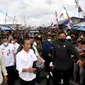 Presiden Joko Widodo atau Jokowi melakukan kunjungan kerja ke Kepulauan Tanimbar, Makuku,&nbsp; Jumat (2/9/2022). (Foto:Liputan6/Lizsa Egeham)