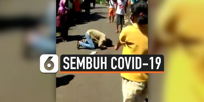 VIDEO: Viral, Suasana Haru Warga Sambut Kepulangan Pasien Covid-19