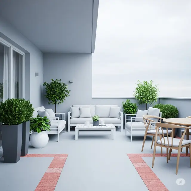Teras Minimalis Scandinavian