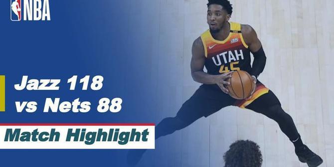 VIDEO: Highlights NBA, Utah Jazz Bungkam Brooklyn Nets 118-88