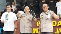 Kapolda Metro Jaya, Irjen Gatot Eddy Pramono menggelar konferensi pers terkait aksi penipuan puluhan WN Tiongkok. (Liputan6.com/ Ady Anugrahadi)