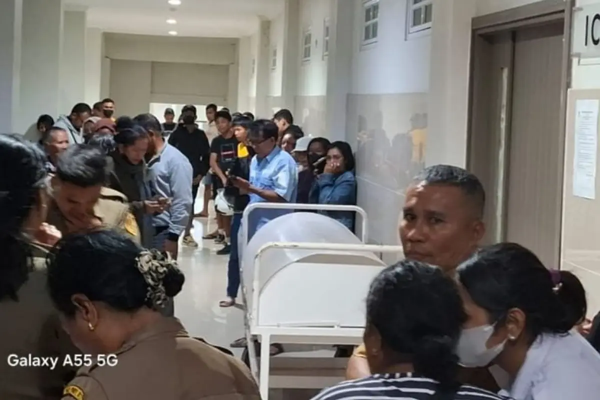 Jenazah korban saat disemayamkan di rumah sakit (Liputan6.com/Ola Keda)