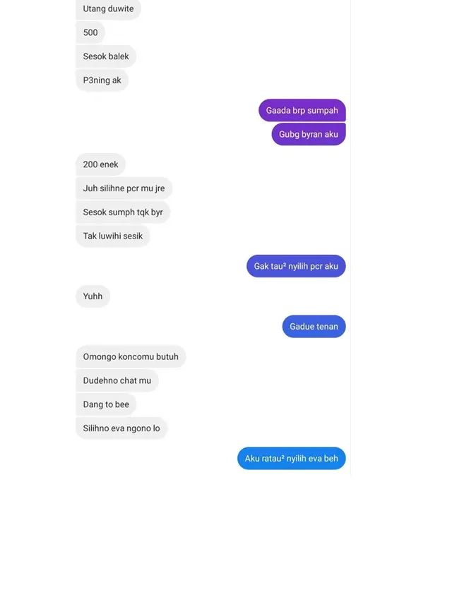 7 Chat Alasan Orang saat Pinjam Duit Ini Bikin Geleng Kepala