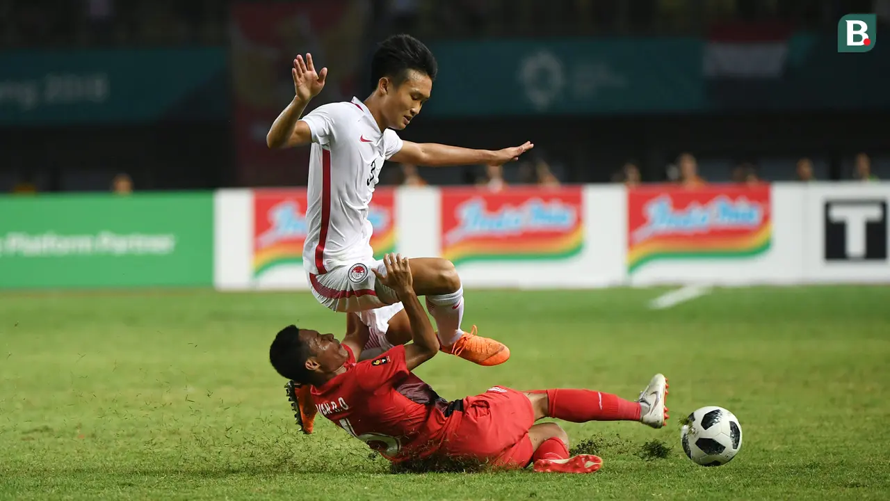 Sepak Bola : Indonesia Vs Hong Kong