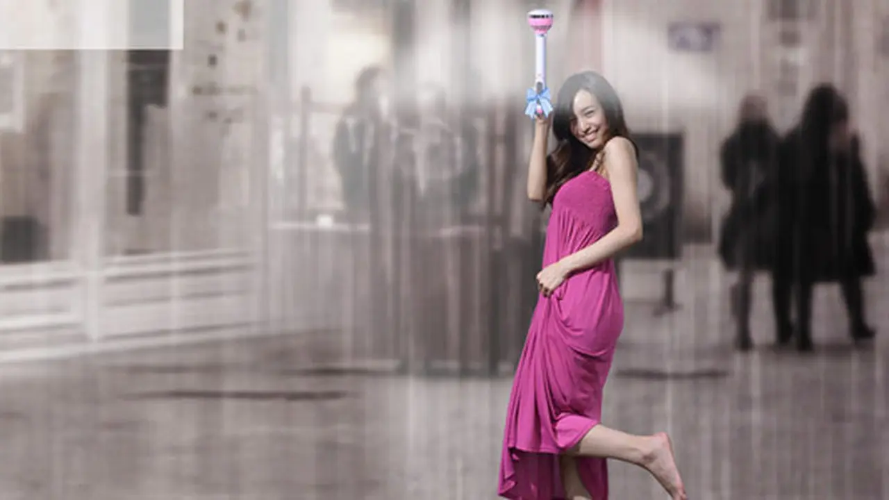 Air Umbrella, Payung Tanpa Atap yang Tak Terlihat