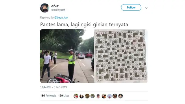 8 Kreasi Tulisan Pak Polisi Tilang Pemuda