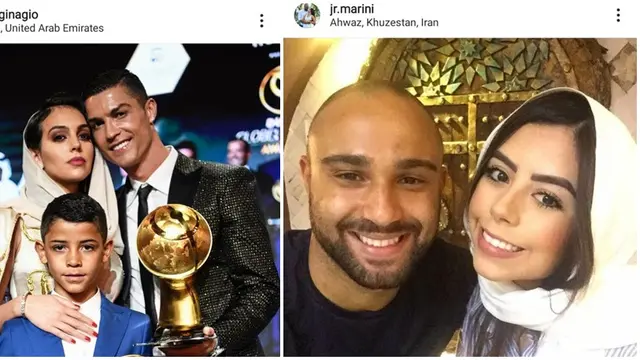 Kekasih Cirstiano Ronaldo dan Istri Claudir Marini