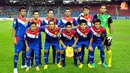 Sesi Foto Timnas Indonesia sebelum bertanding melawan Laos di Piala AFF Suzuki 2012, di Stadion Bukit Jalil, Kuala Lumpur, Malaysia. Kamis, 25 November 2012. Pertandingan Berakhir seri 2-2.