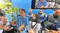 Dr Muhammad Pazri, Tim Advokasi bersama pihak keluarga Juwita  di Lanal Banjarmasin. (Liputan6.com/Aslam Mahfuz)