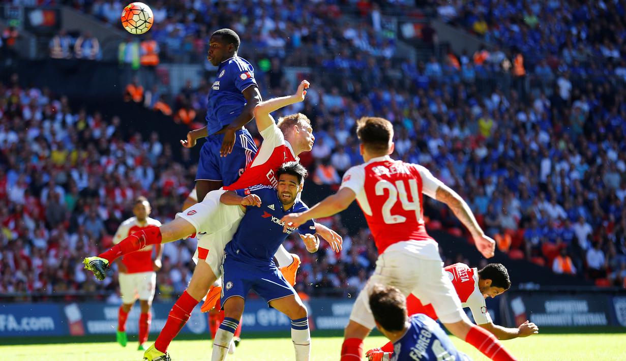 Arsenal Juara Community Shield 2015 Setelah Taklukkan Chelsea 1 0 Foto Bola Com