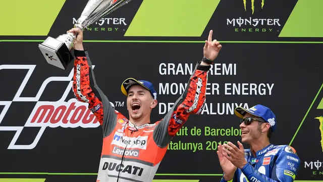 Jorge Lorenzo Juara MotoGP Catalunya 2018