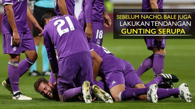 Sebelum Nacho, Bale Juga Pernah Lakukan Tendangan Gunting Serupa