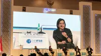 Menteri Keuangan (Menkeu) Sri Mulyani menyebutkan Indonesia akan belajar dari Malaysia dalam mengelola ekonomi syariah. Merdeka.com/Yayu