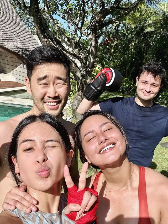 7 Momen Maudy Ayunda dan Suami Nikmati Libur Lebaran di Bali, Seru Bareng Keluarga