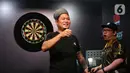 Di Indonesia, kompetisi profesional darts perdana diselenggarakan oleh Indonesia Entertainment Group (IEG) di Eastern Promise, Kemang. (Liputan6.com/Angga Yuniar)