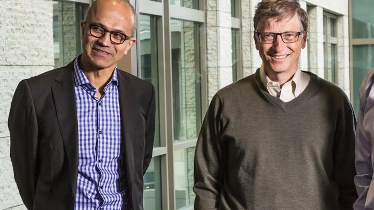 Satya Nadella dan Bill Gates