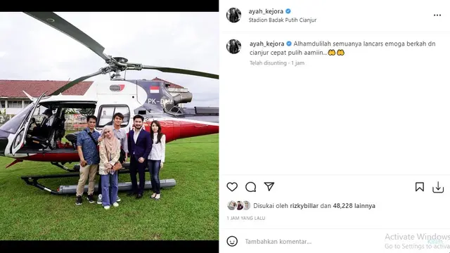 Lesti Kejora (Foto: Instagram/@ayah_kejora)