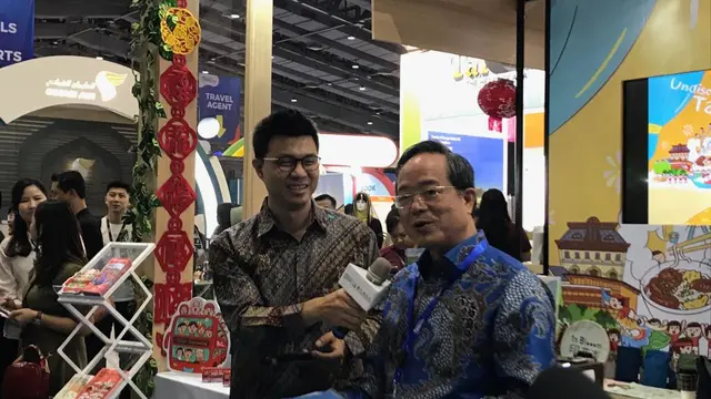 Opening Travel Fair di Jakarta yang mempromosikan Kota Taipe sebagai kota ramah Muslim. (Liputan6.com/Windy Febriana)