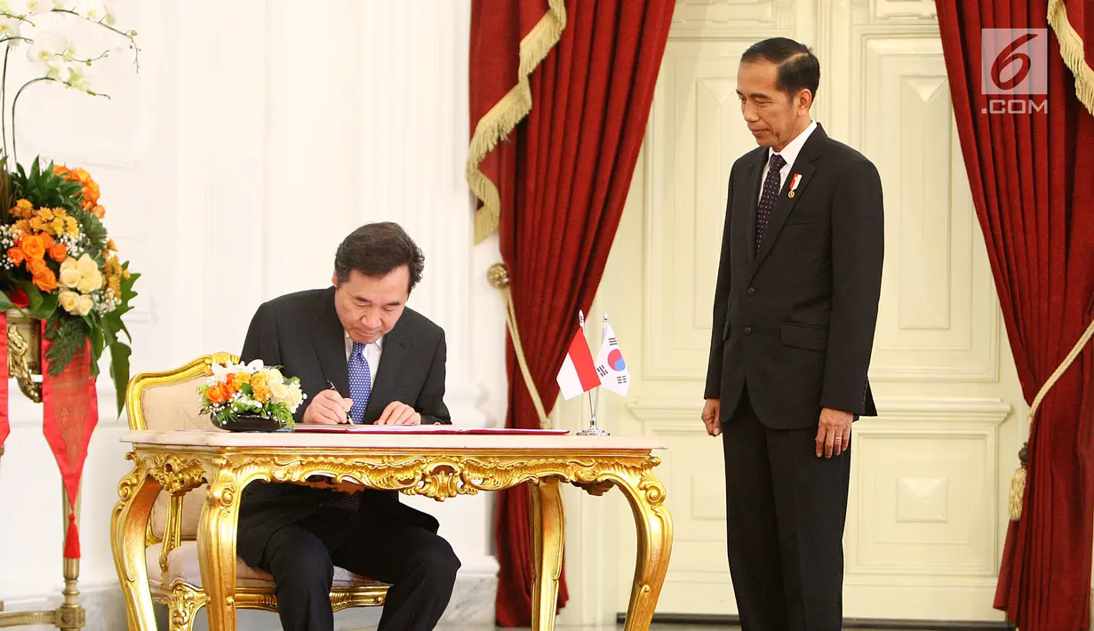 Indonesia dan Korea Selatan telah melakukan kerja sama sejak tahun 1966. Sejumlah kerja sama yang difokuskan adalah di bidang perindustrian, perdagangan, serta industri dan energi (Liputan6.com/HO/Pur)