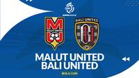 Ilustrasi prediksi Malut United Vs Bali United - BRI Super League. (Bola.com/Gregah Nurikhsani)