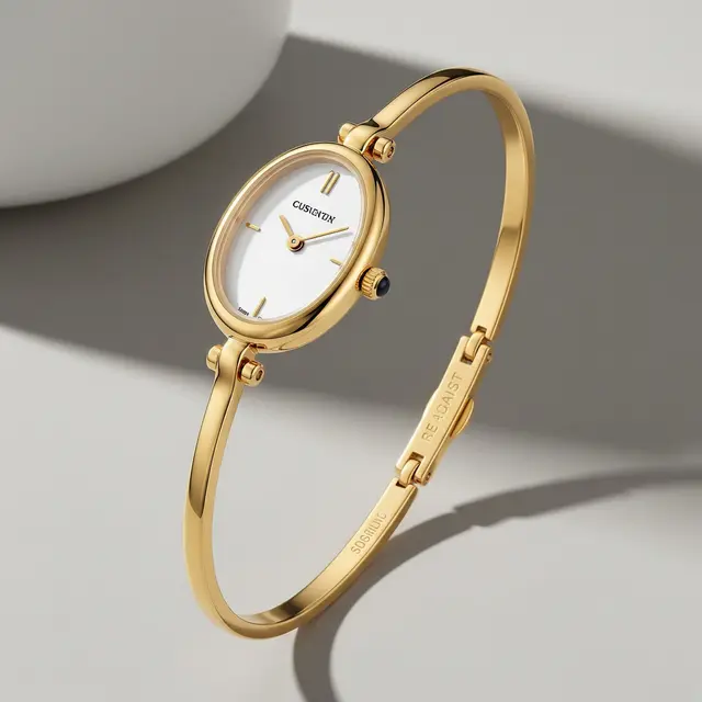 9 Model Gelang Emas Jam Tangan untuk Tangan Kurus, Tampil Elegan