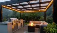 7 Cara Membuat Dapur Outdoor Tetap Nyaman saat Musim Hujan, Bebas Lembap dan Tampias Air