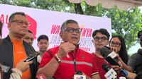 Sekjen PDIP Hasto Kristiyanto menyebut, penutupan Bulan Bung Karno 2024 akan dimulai pada pukul 10.00 WIB, Minggu 30 Juni 2024. (Liputan6.com/Winda Nelfira)