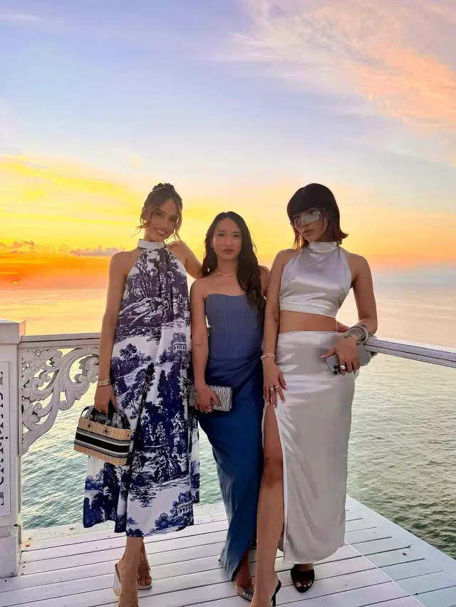 Inspirasi Gaya Kondangan Pinggir Pantai ala Cinta Laura, Anggun dan Tetap Standout